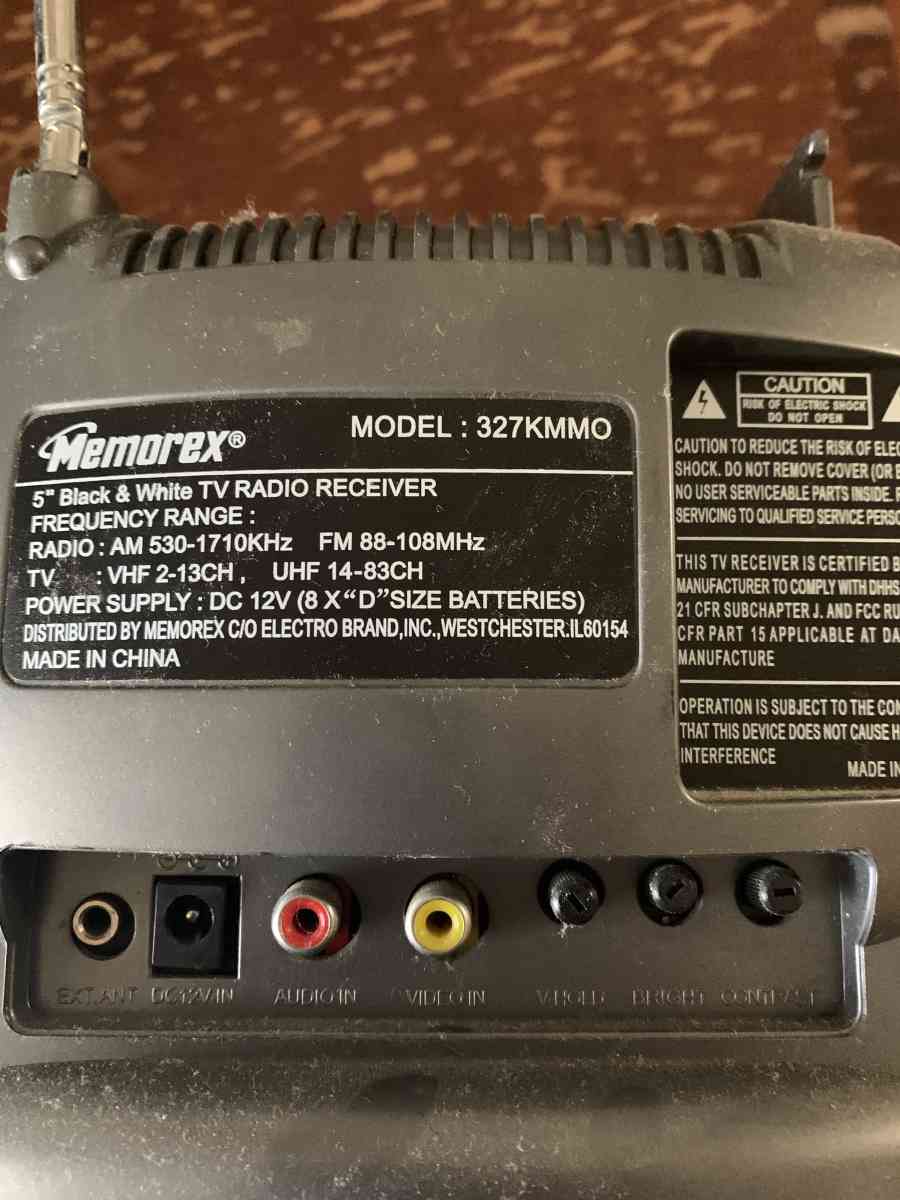 Memorex Vintage Mini TV - Mc Minnville, Tennessee - FleaMarketBay