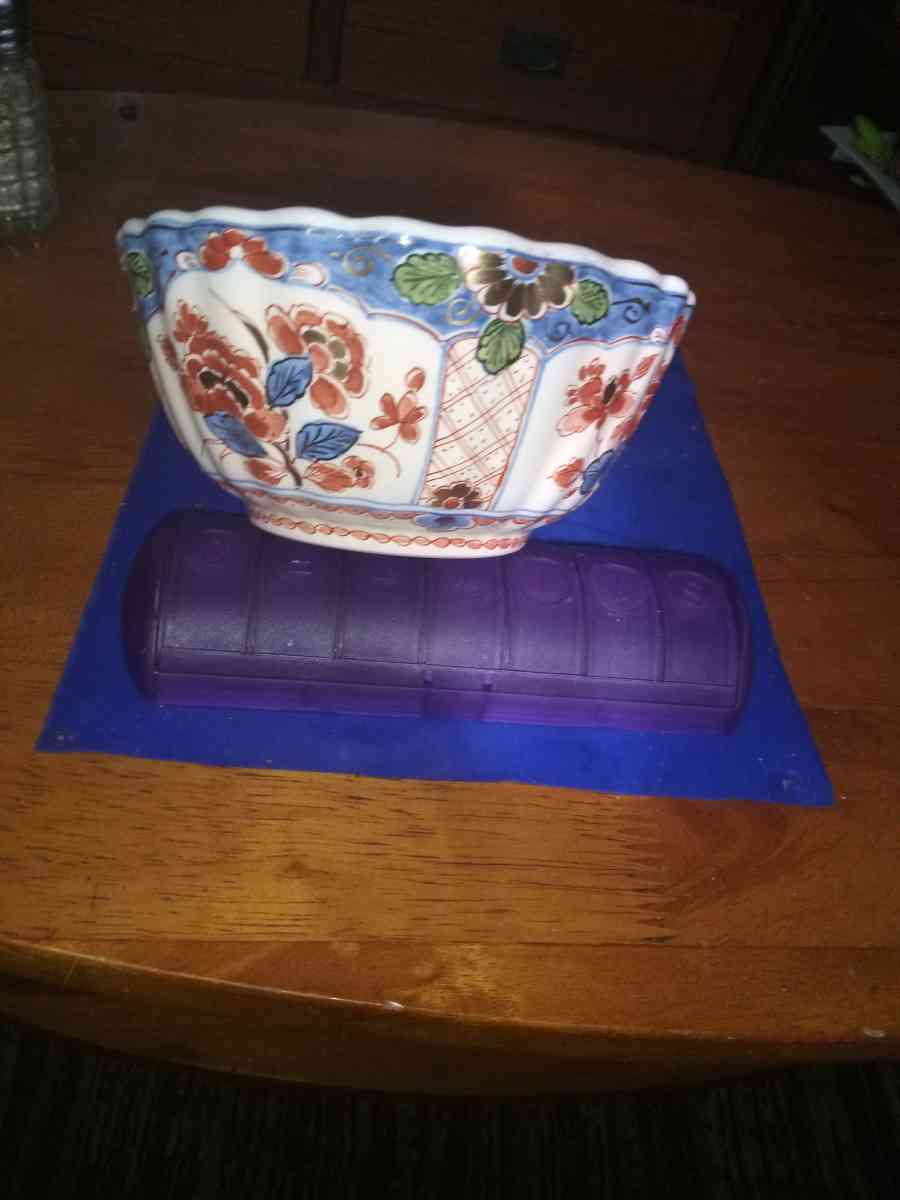 Pijnacker Delftware IMARI STYLE BOWL - Pawtucket, Rhode Island - FleaMarketBay