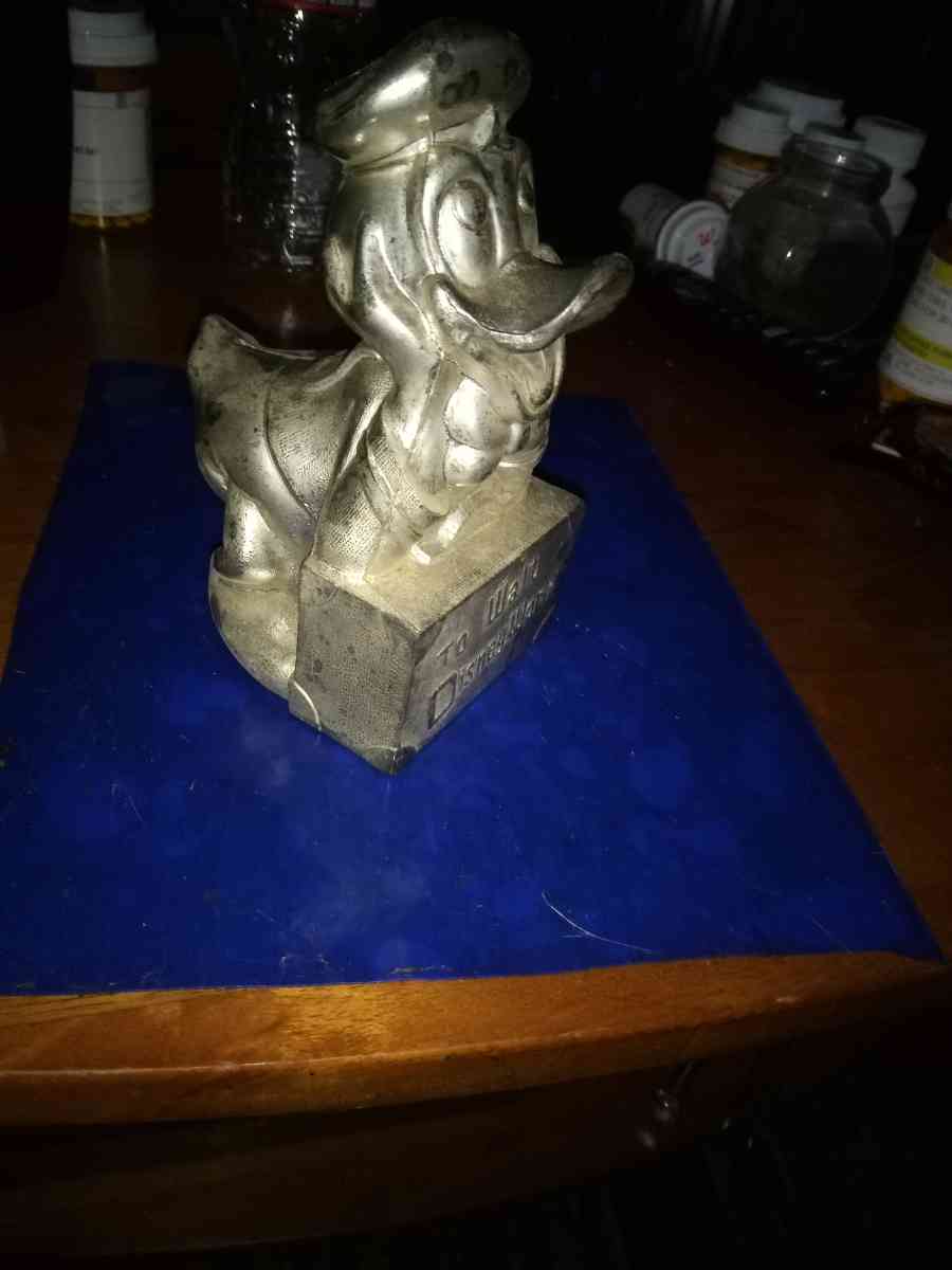 Donald Duck silver plated bank - Pawtucket, Rhode Island - FleaMarketBay