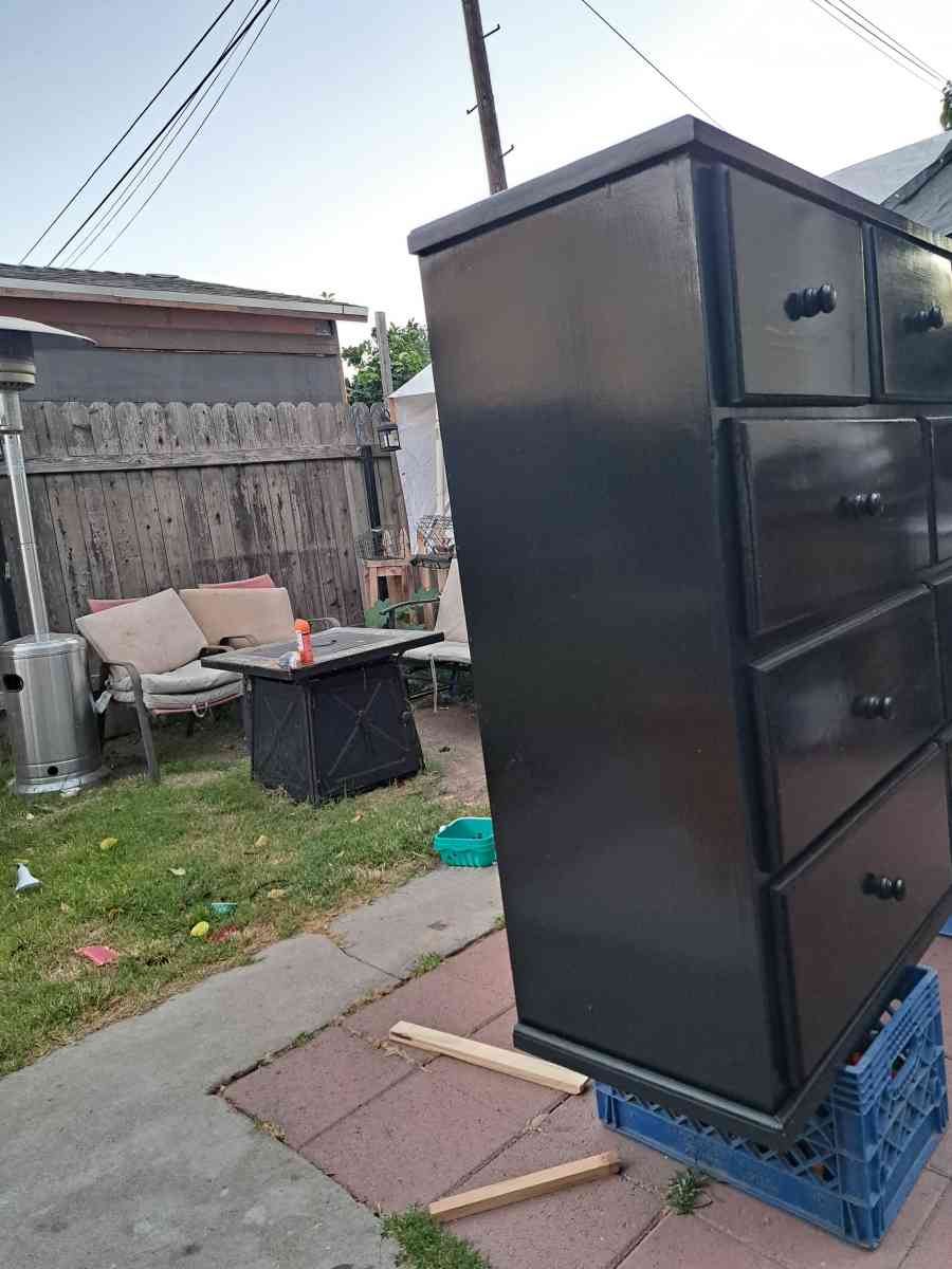 wooden dresser solid pine refurbished - Los Angeles, California - FleaMarketBay