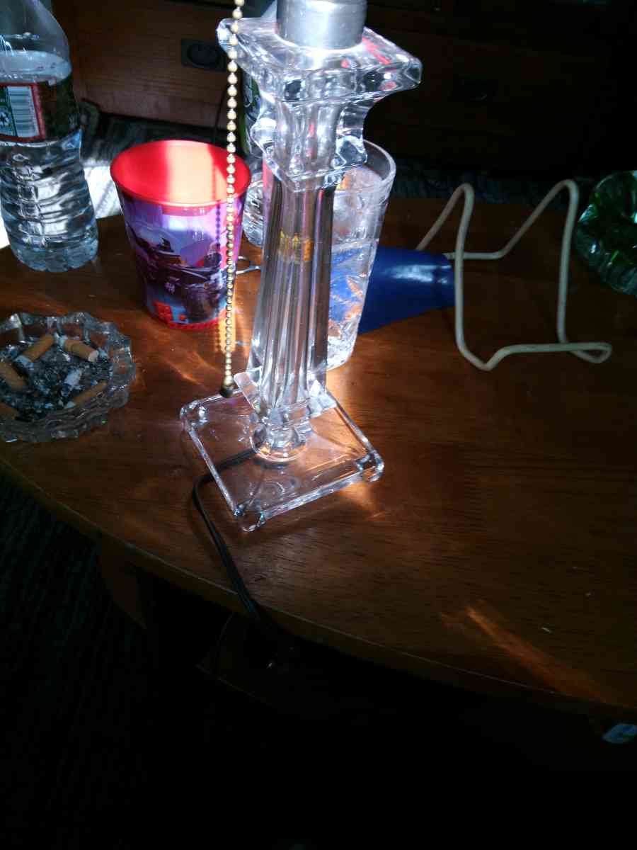 Antique Glass Lamp - Pawtucket, Rhode Island - FleaMarketBay