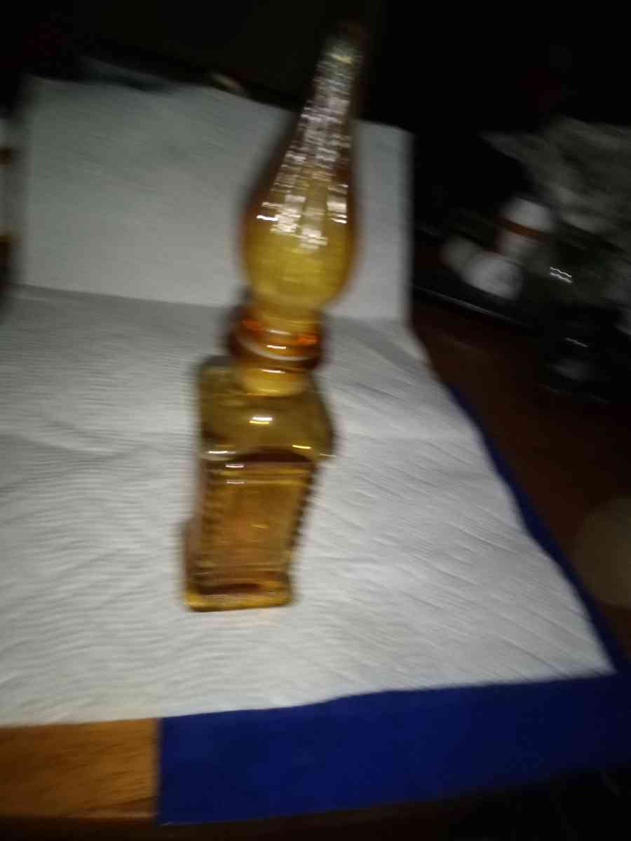 Mini Amber Genie bottle - Pawtucket, Rhode Island - FleaMarketBay