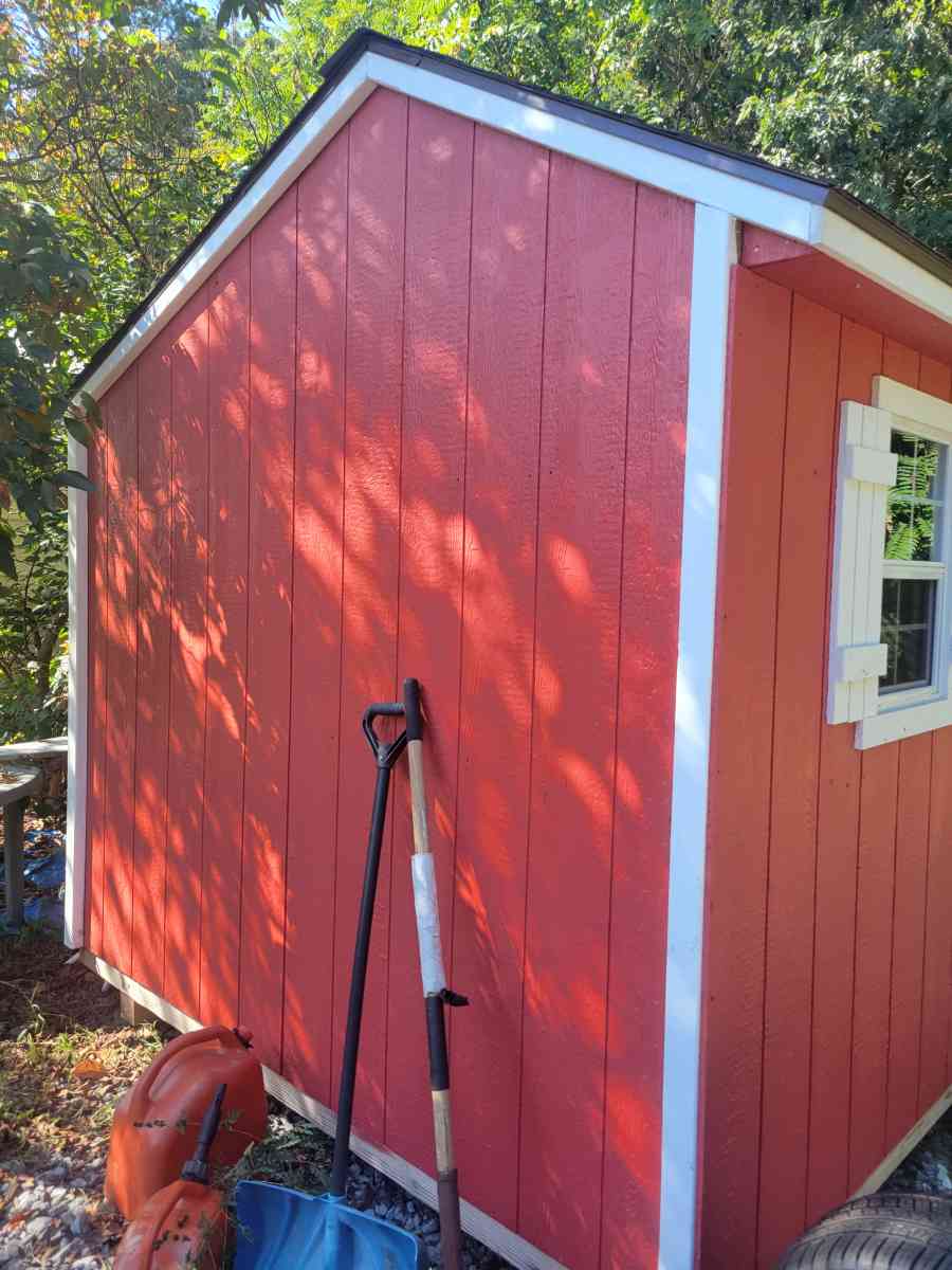 8ft x12ft 1 yr old shed Excellent Condition - Vineland, New Jersey - FleaMarketBay