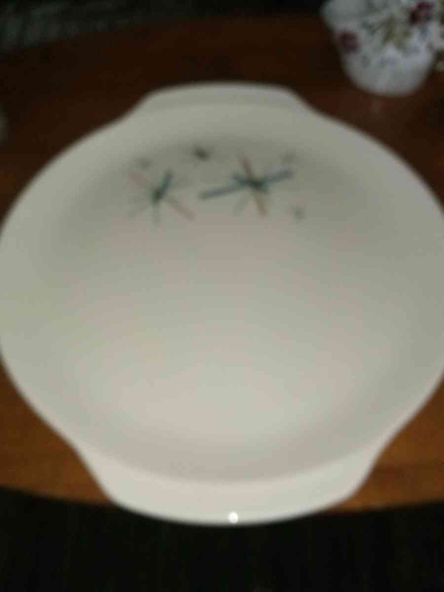 Salem China NORTHSTAR LARGE handled platter - Pawtucket, Rhode Island - FleaMarketBay