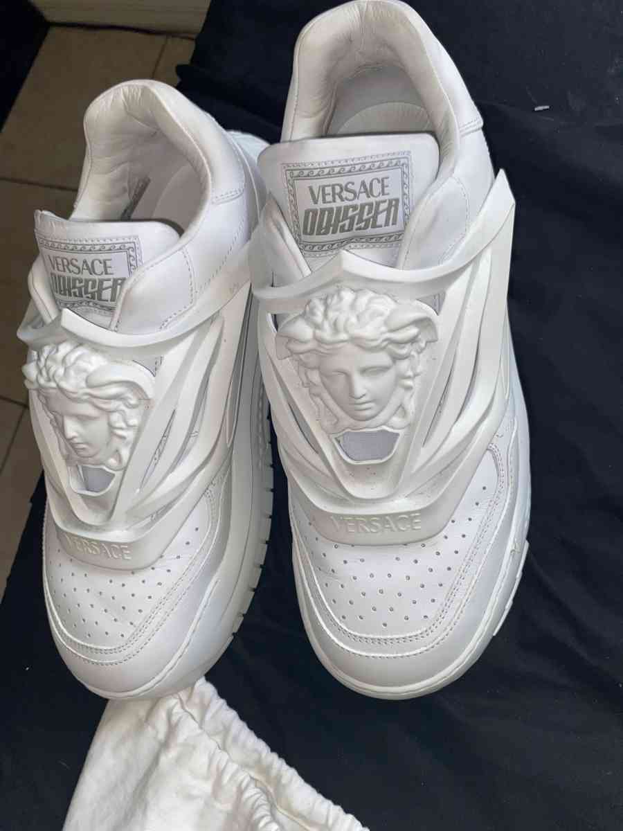 VERSACEWhite Odissea Sneakers - Tampa, Florida - FleaMarketBay
