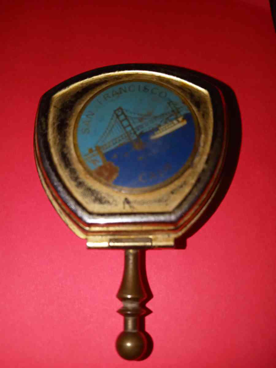 vintage antique pocket ashtray - Davenport, Florida