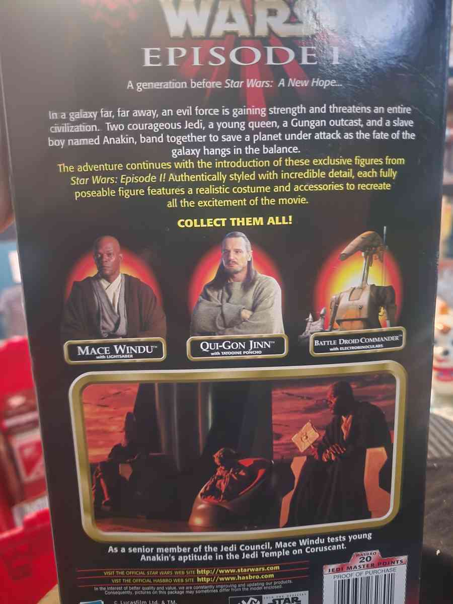 Star Wars Episode 1 Mace Windu with lightsaber - Colorado Springs, Colorado - FleaMarketBay