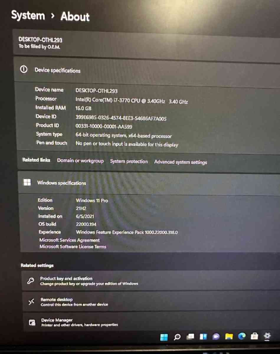 Gaming Pc  intel i7 3770  GTX 1060 6GB  RAM 16GB  SSD 1TB  W - Cape Girardeau, Missouri - FleaMarketBay