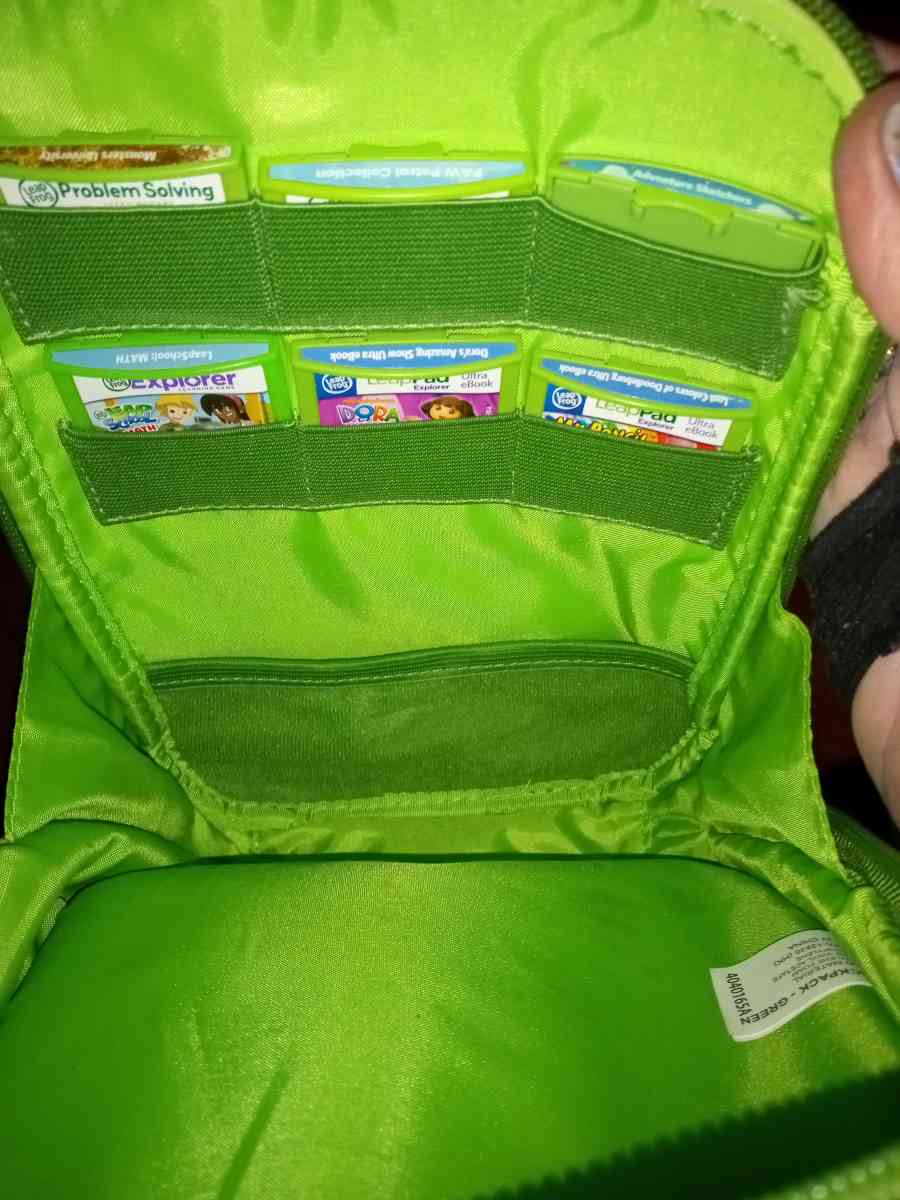 leapfrog backpack with console and games - Dedham, Massachusetts - FleaMarketBay