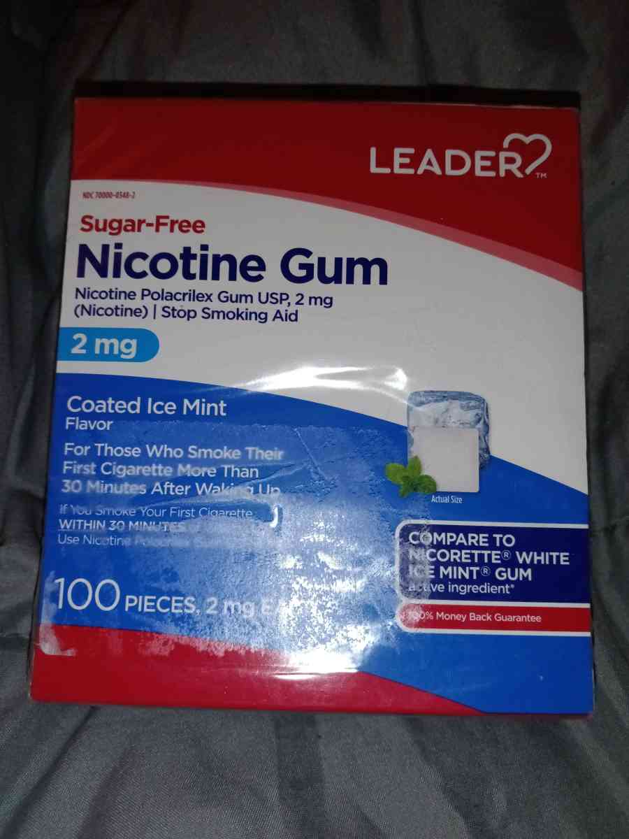 Nicotine Gum 2mg 100pcs - San Diego, California