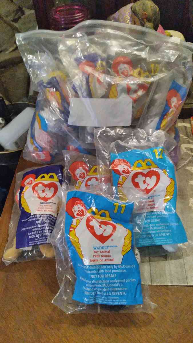 Retired McDonalds beanie babies 1998 - Carbondale, Illinois