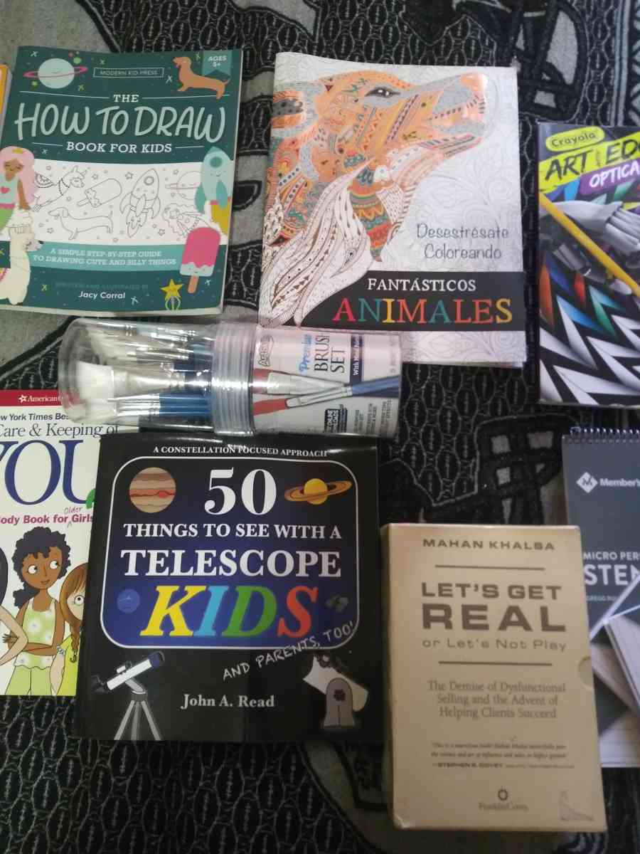 12 books 1 dvd - Los Angeles, California - FleaMarketBay