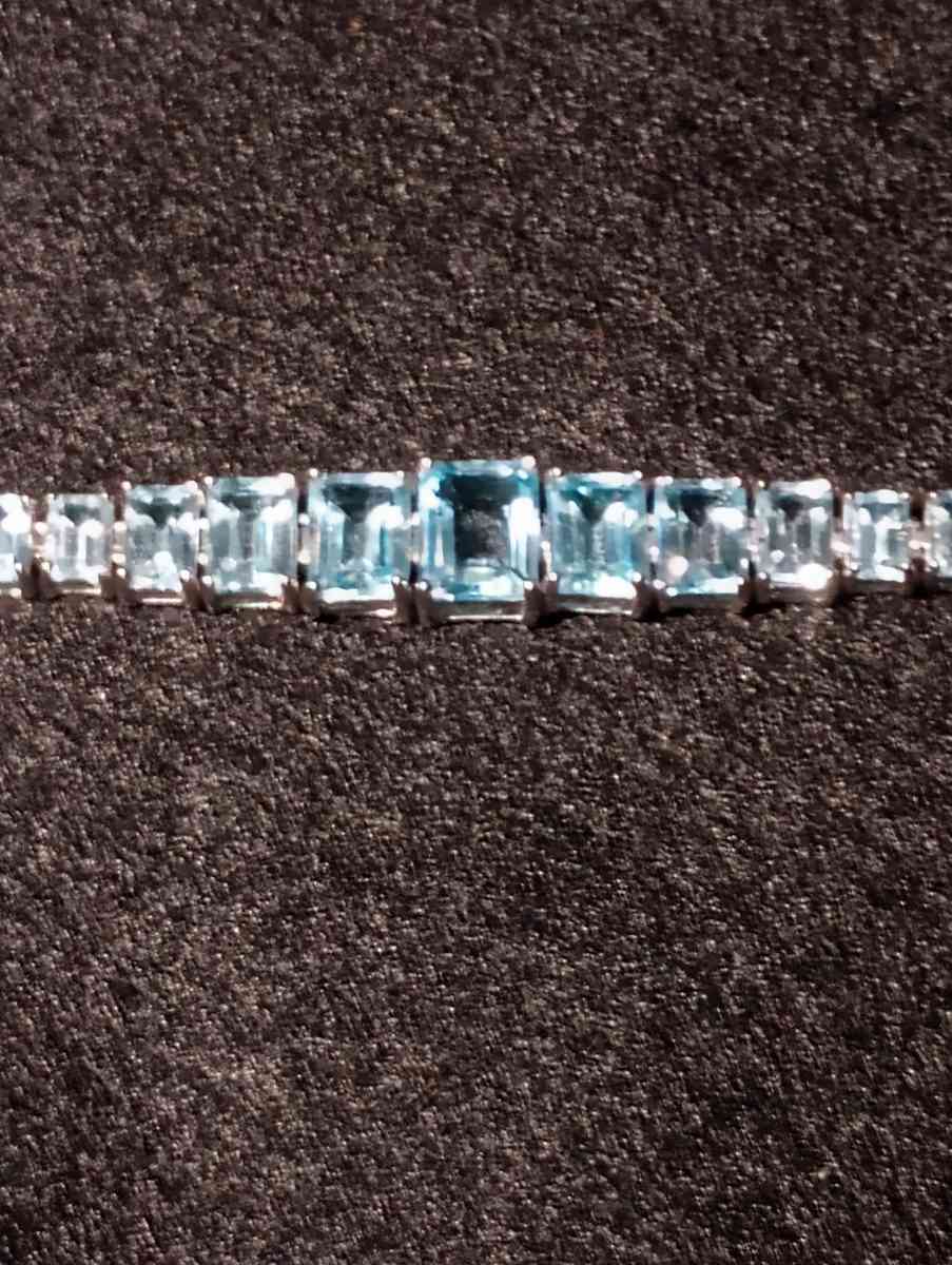 Blue Topaz Bracelet - Kellogg, Idaho - FleaMarketBay
