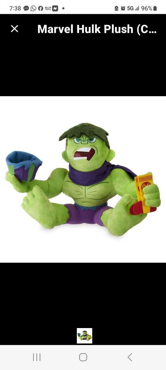 Original Hulk Plush - Springfield, Massachusetts