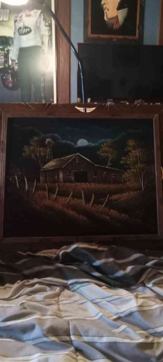 vintage velvet barn painting - New Albany, Indiana