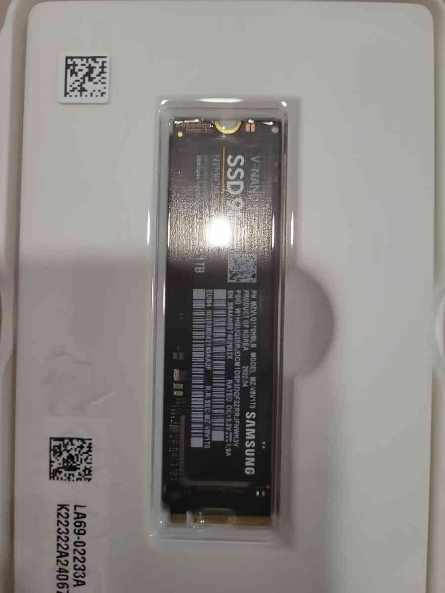samsung  980 1tb internal gaming ssd pcie gen 3 x4 nvme - Lathrop, California - FleaMarketBay