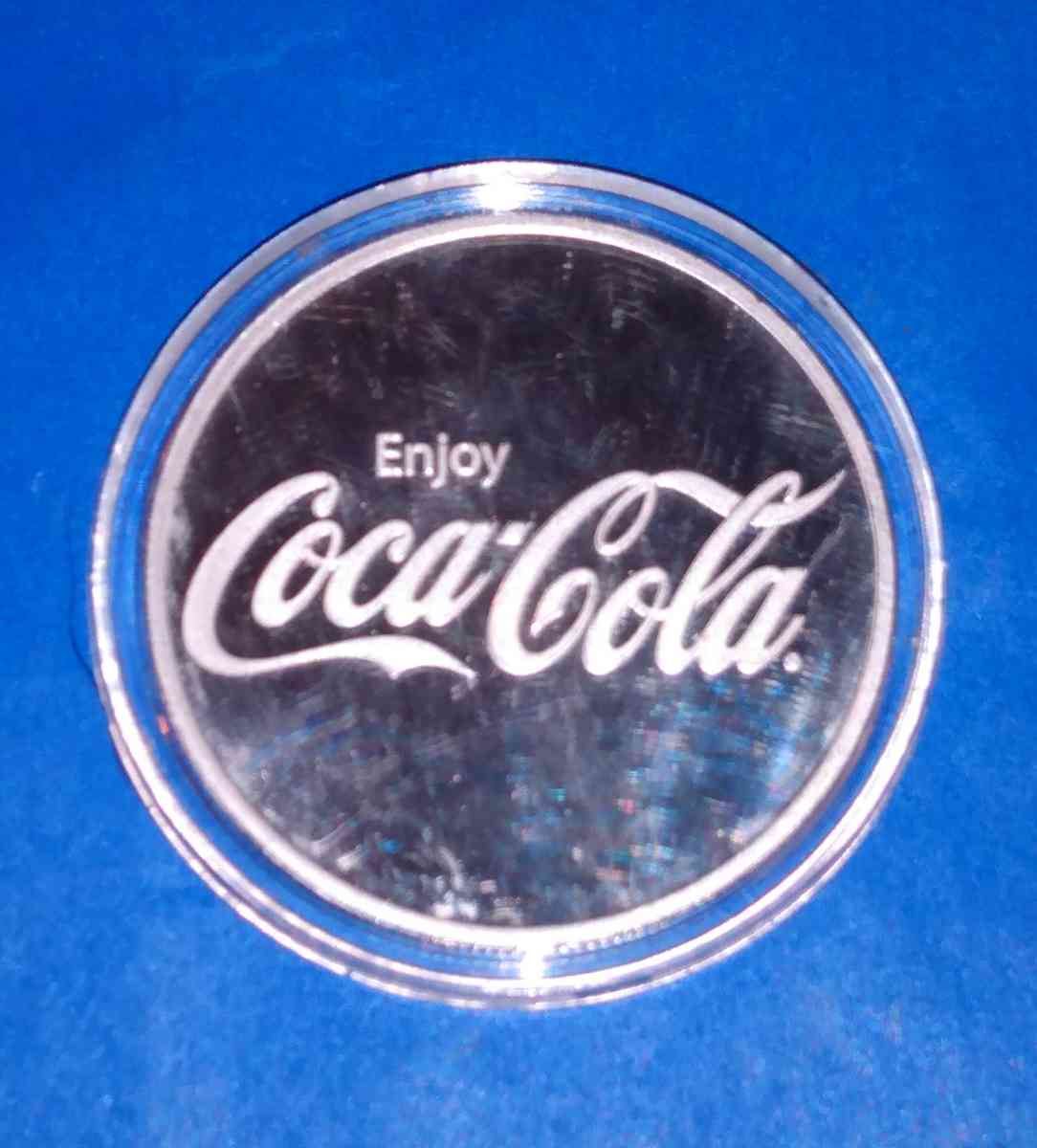 coca  cola  silver round oz - Monmouth, Oregon