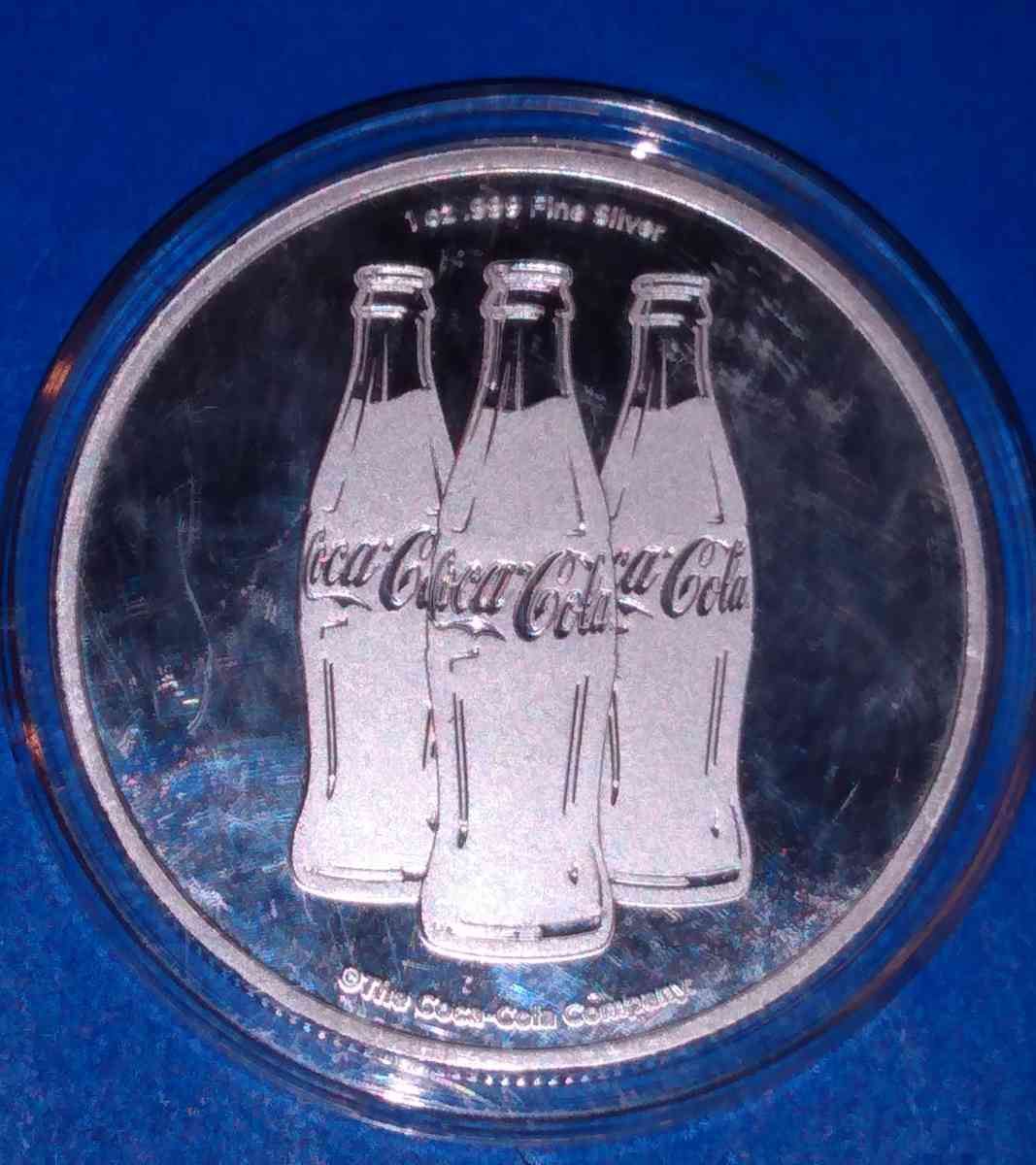 coca  cola  silver round oz - Monmouth, Oregon - FleaMarketBay