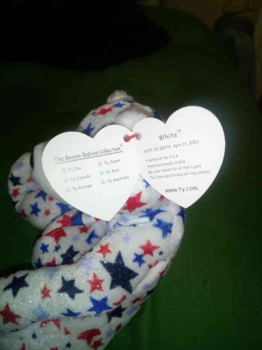 2003 Ty beanie babies white mint condition selling collectio - New Port Richey, Florida