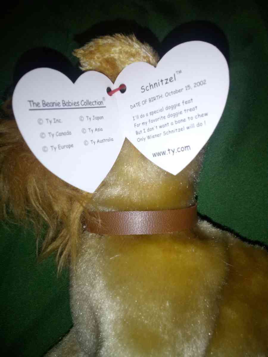 2002 Ty beanie babies 10 yrs Schnitzel mint selling collecti - New Port Richey, Florida - FleaMarketBay