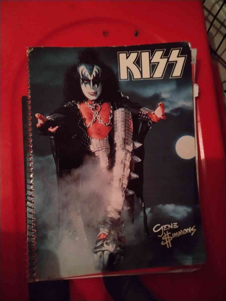 1978 Vintage KISS Notebook WRed form - Addy, Washington