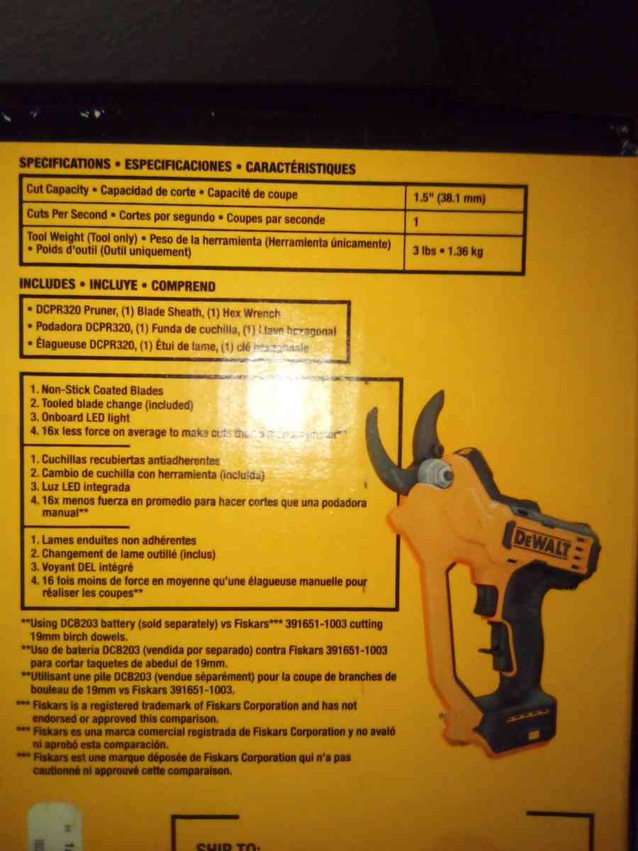 DeWalt Pruner - Houston, Texas - FleaMarketBay