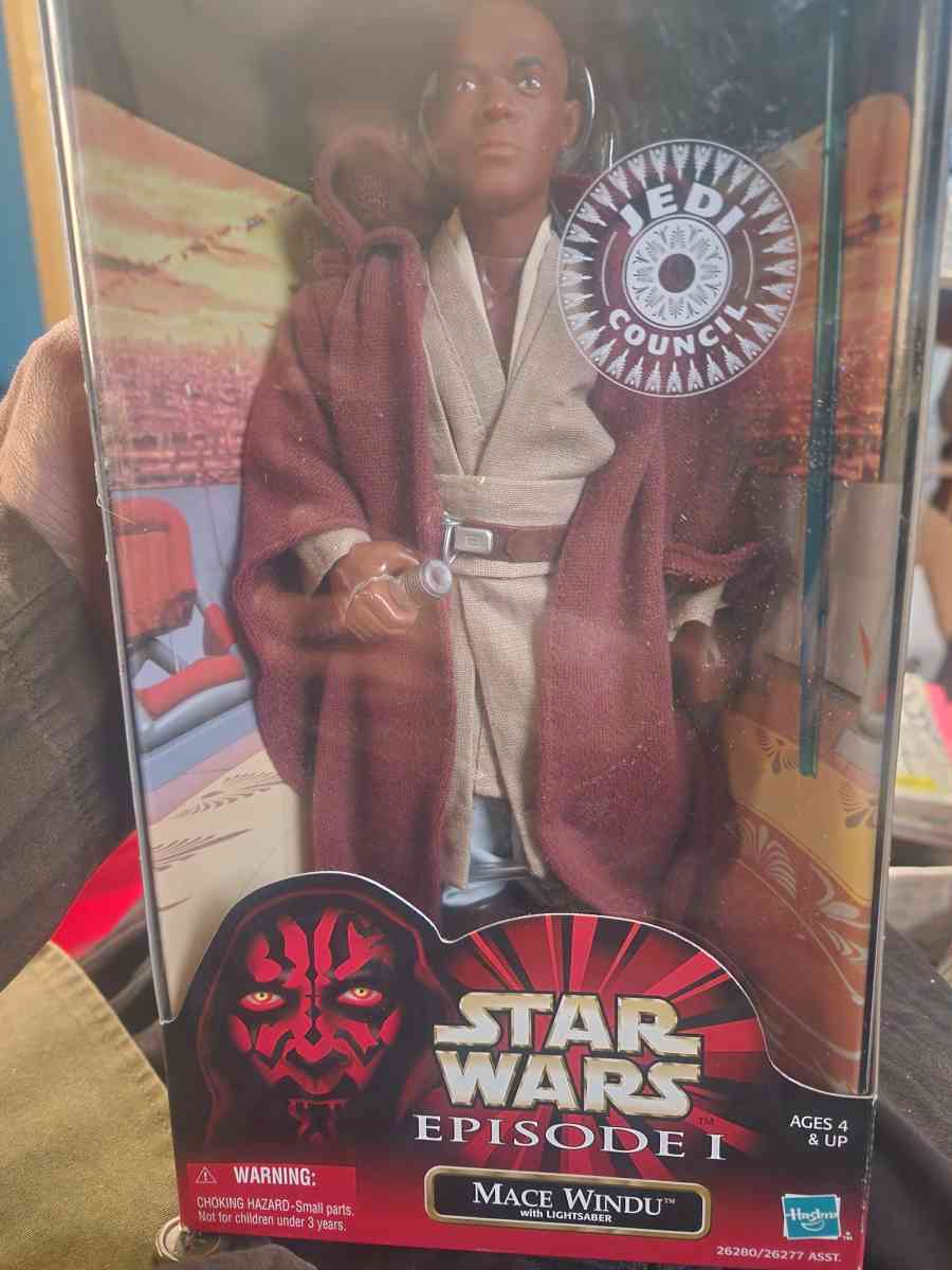 Star Wars Episode 1 Mace Windu with lightsaber - Colorado Springs, Colorado