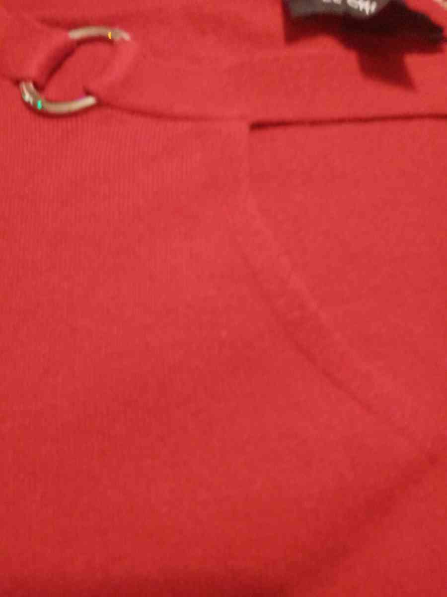 womans red extra large blouse - Davenport, Florida - FleaMarketBay