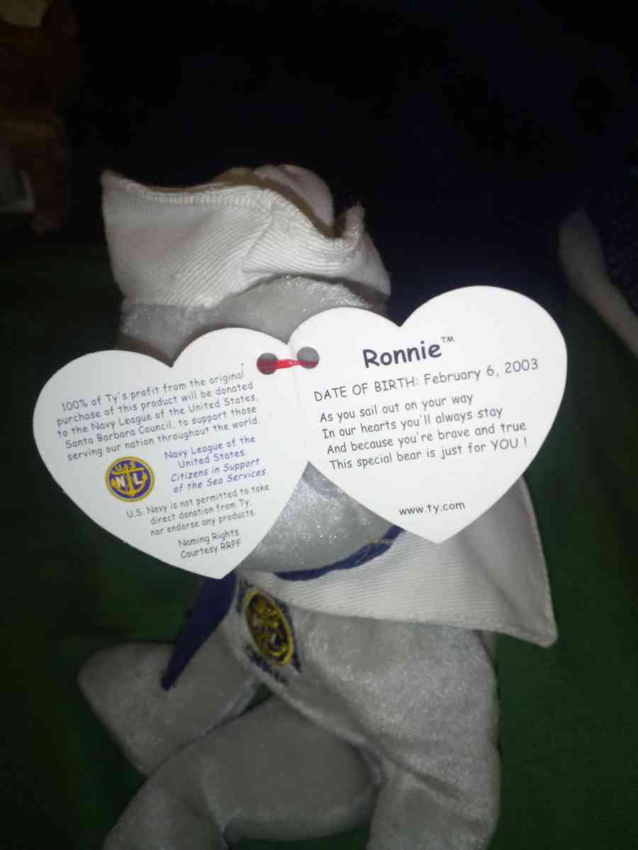 2003 Ty beanie babies 10 years Ronald Reagan mint selling co - New Port Richey, Florida