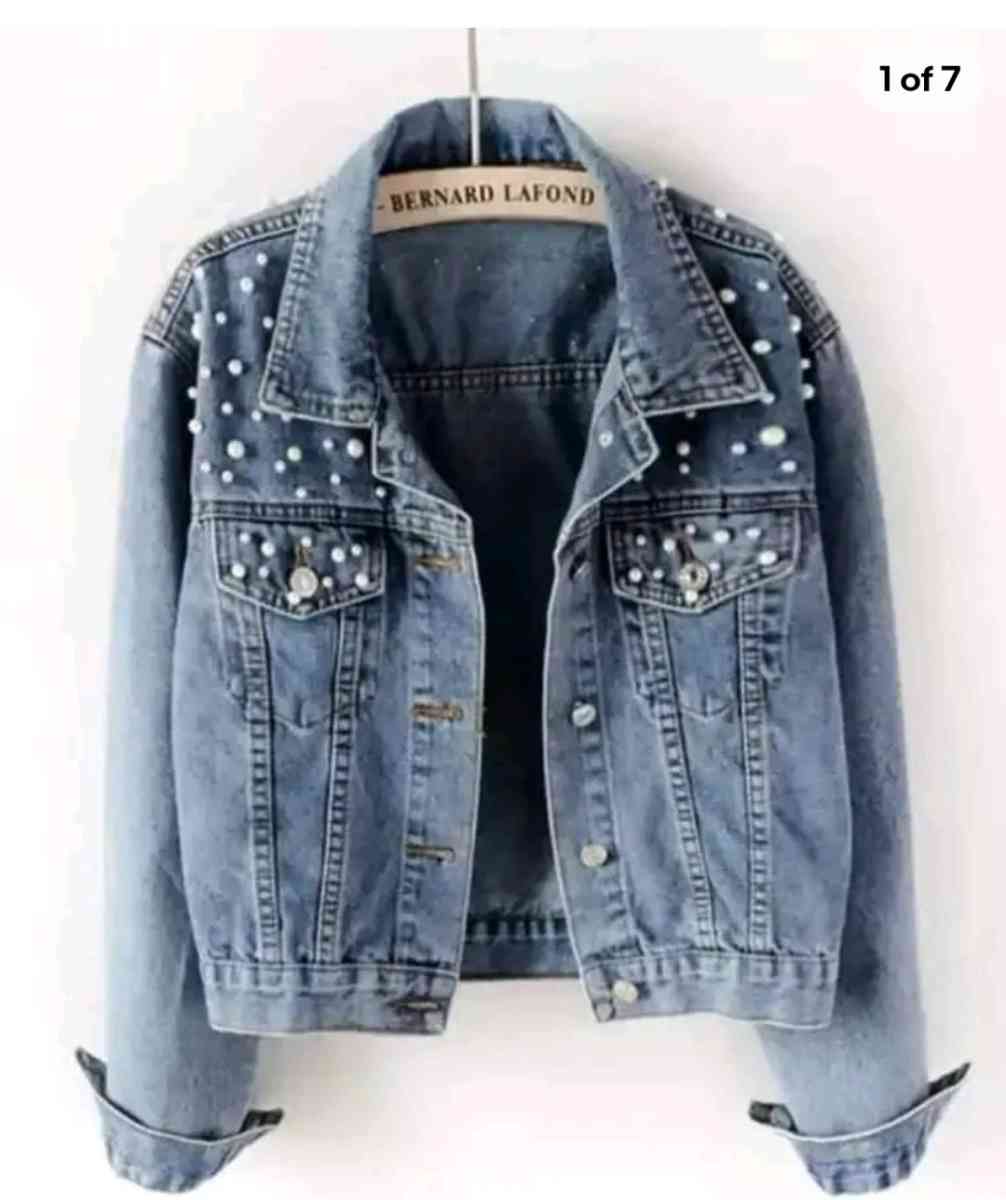 Womens pearl denim jacket - Willingboro, New Jersey