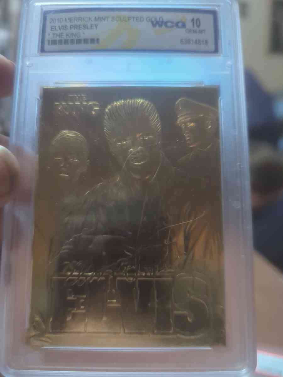Elvis Presley gold card
