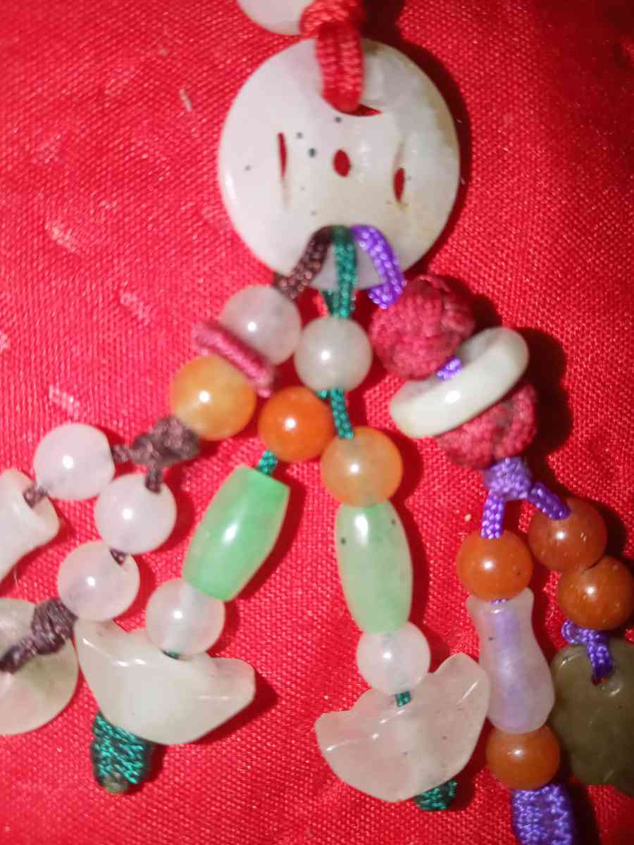 hand carved Jade lucky charm koala bear with extra Jade bead - Davenport, Florida - FleaMarketBay