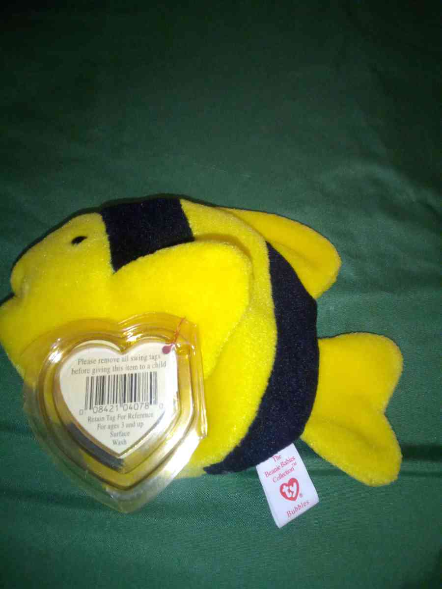 1995 Ty beanie babies bubbles mint selling collection - New Port Richey, Florida - FleaMarketBay