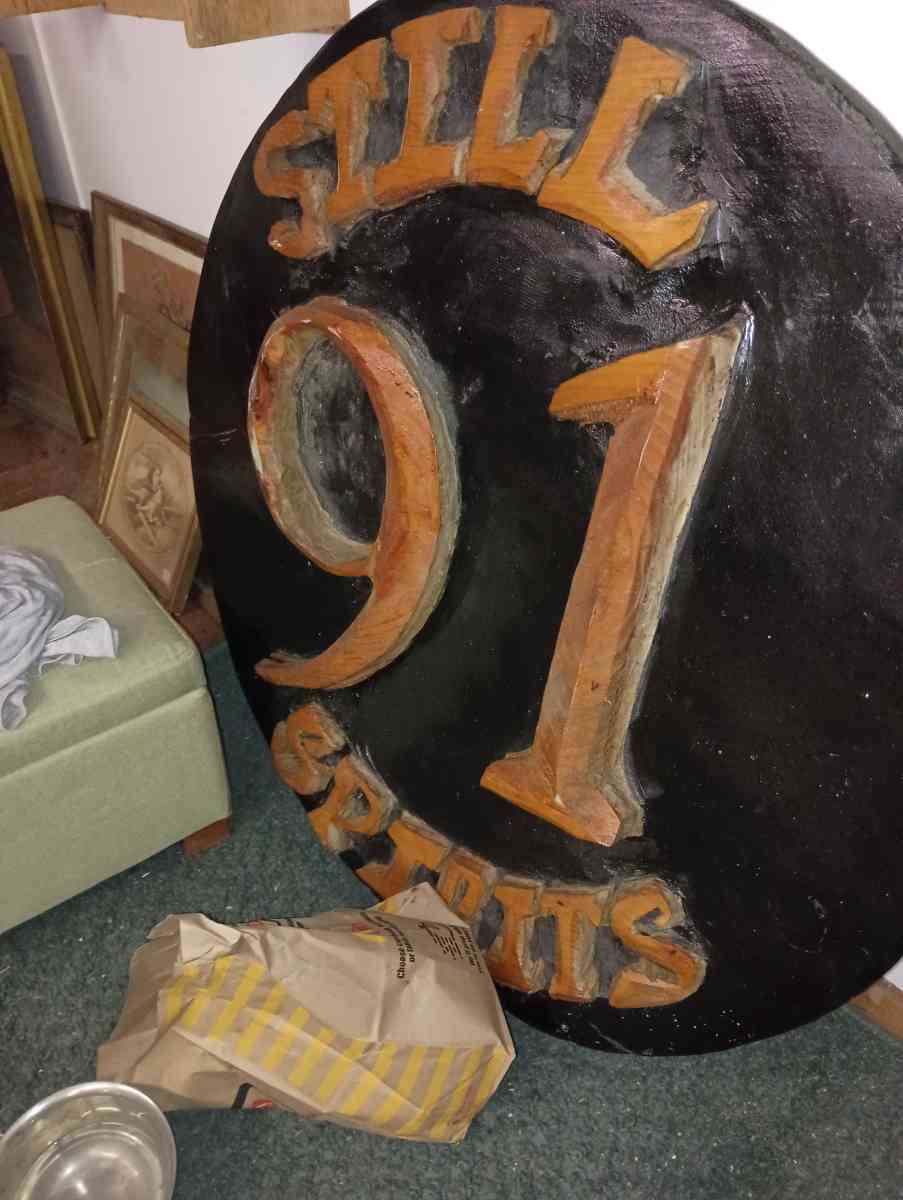 Chainsaw Carved Man Cave Sign - Claremont, New Hampshire