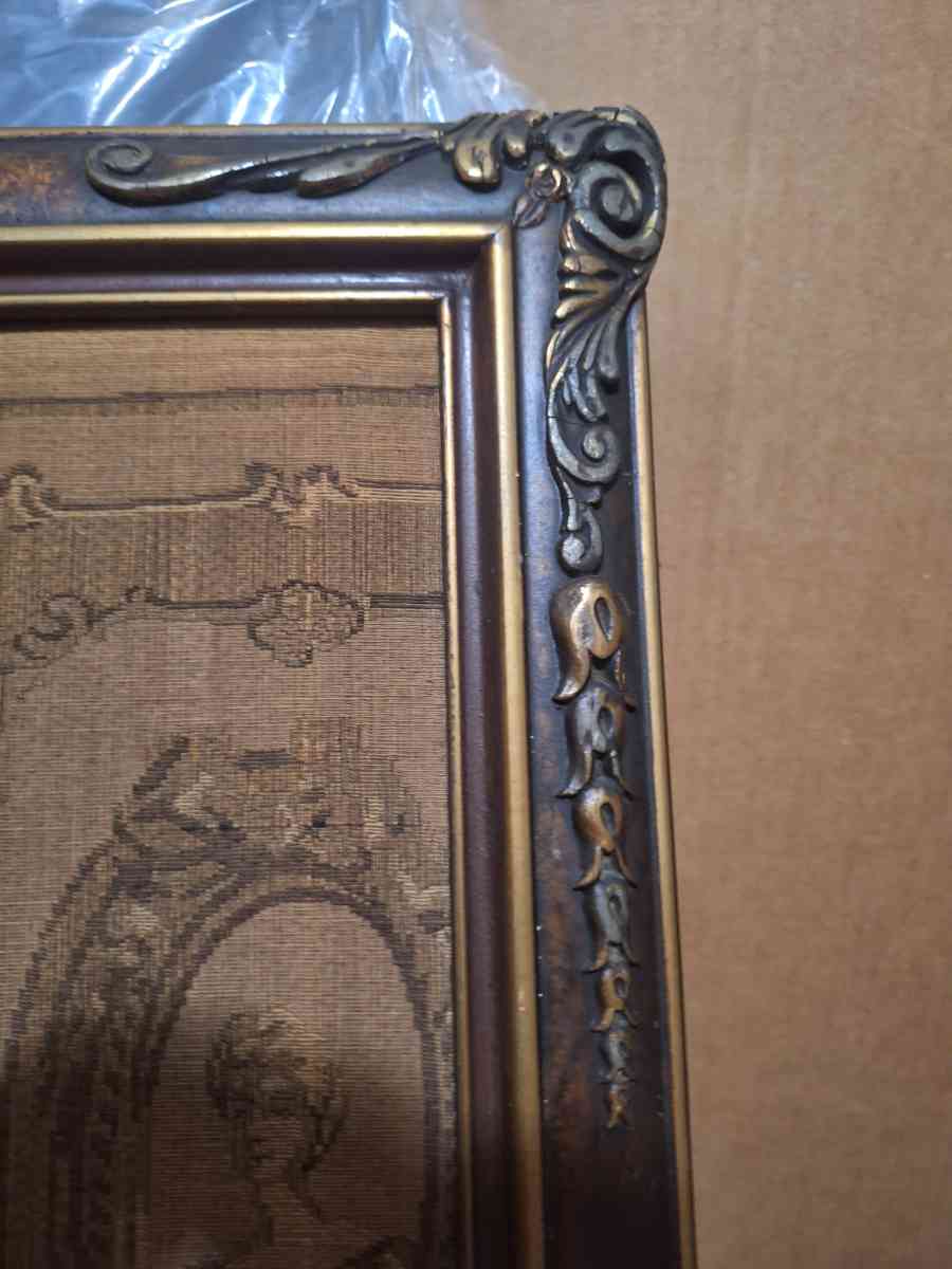 19th Century cloth etching beautiful framed - Maysville, Kentucky - FleaMarketBay