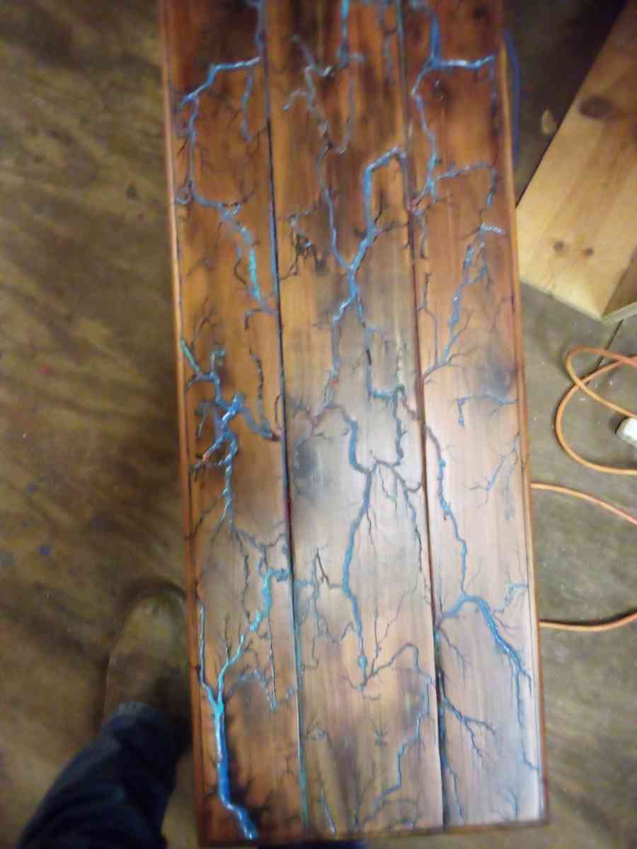 fractal burned hand made tables crosses signs - Henderson, Texas - FleaMarketBay