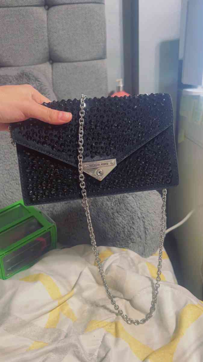Stunning Statement Black Swarovski Cross Body - Pharr, Texas