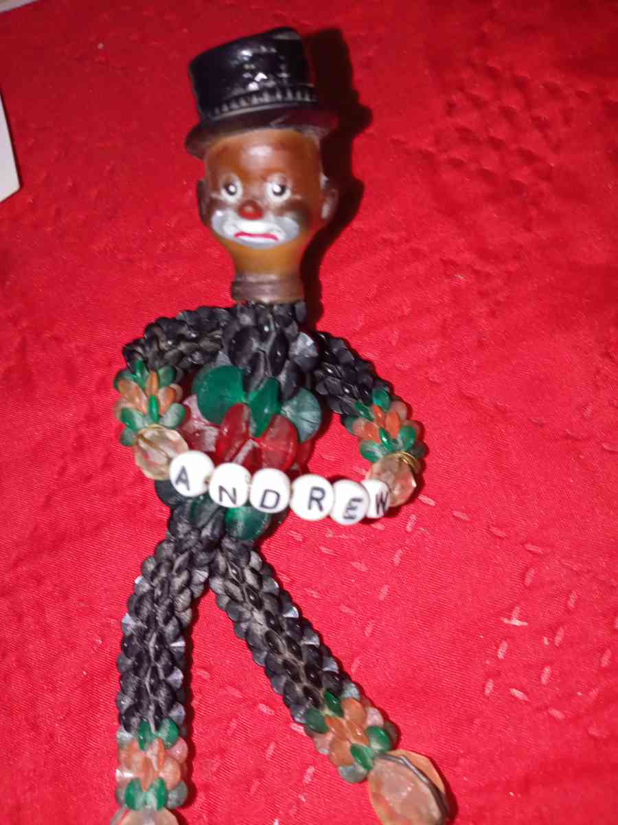 vintage clown Christmas ornament from 1950s - Davenport, Florida