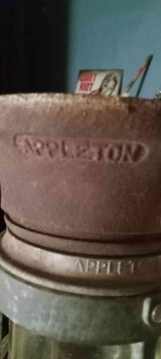 vintage Appleton light - New Albany, Indiana - FleaMarketBay
