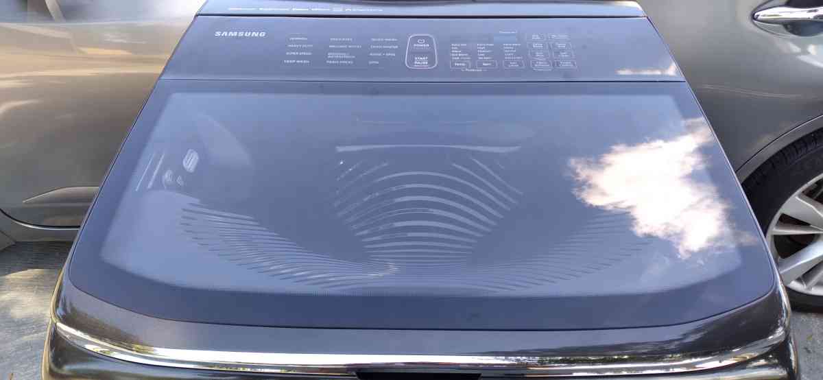 Black Top Load Samsung Washer - Pomona, California - FleaMarketBay