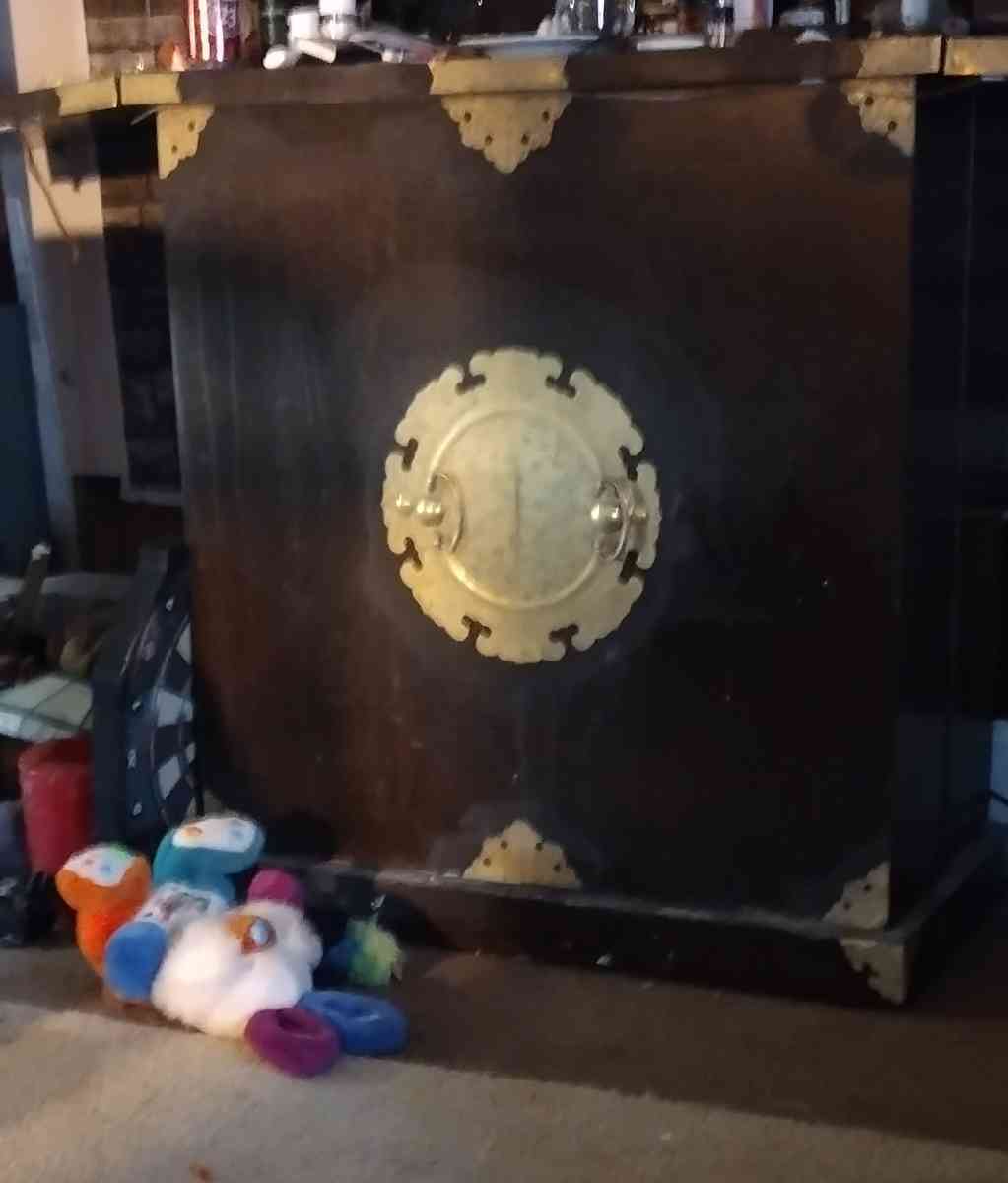 Korean antique liquor cabinet wine bar