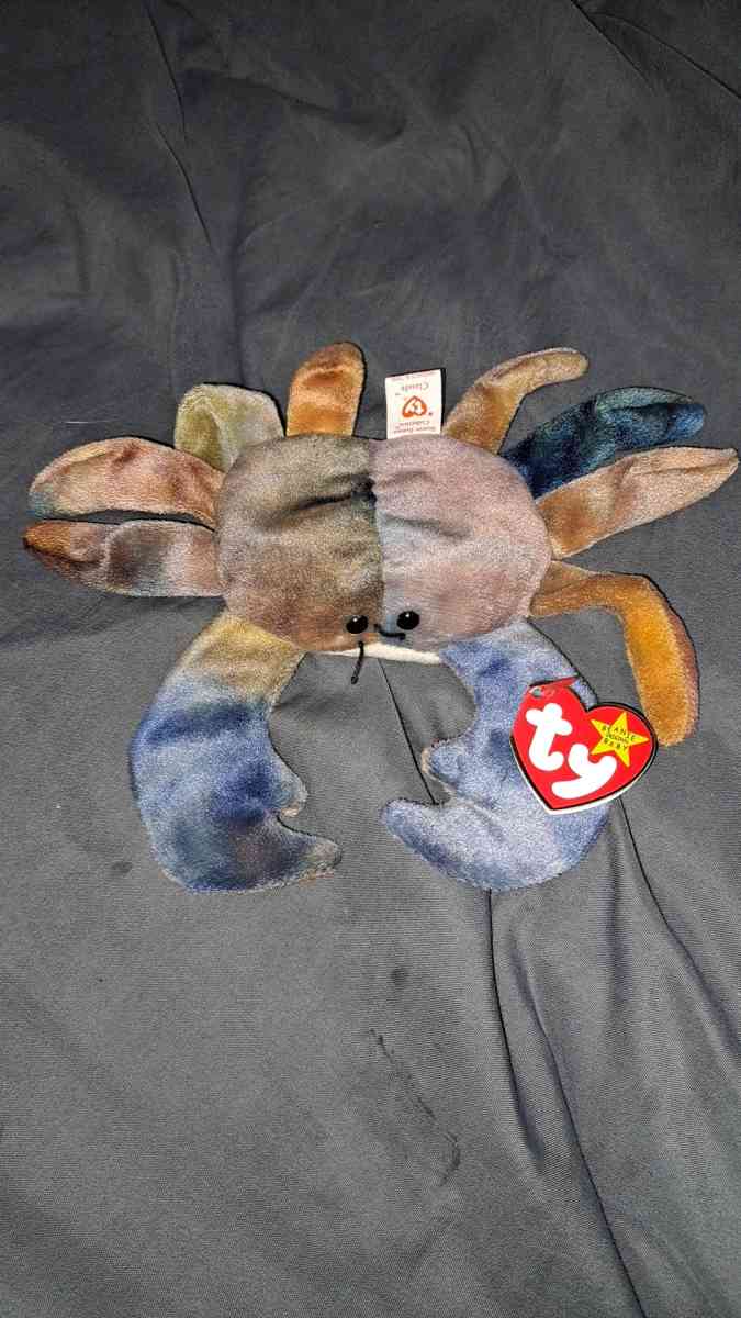Ty Beanie Baby Claud The Crab RARE - Cincinnati, Ohio - FleaMarketBay