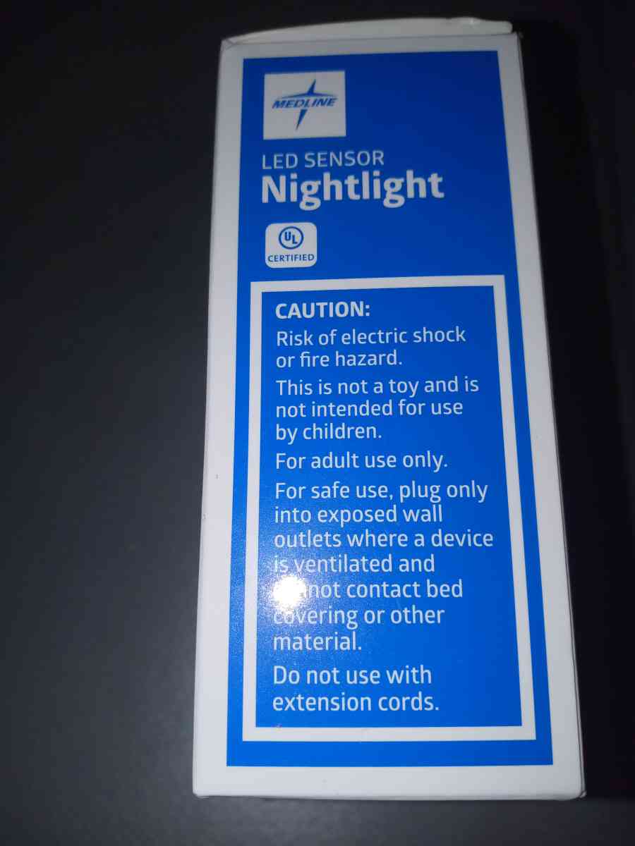 Medline LED sensor nightlight two lights in one box - Davenport, Florida - FleaMarketBay
