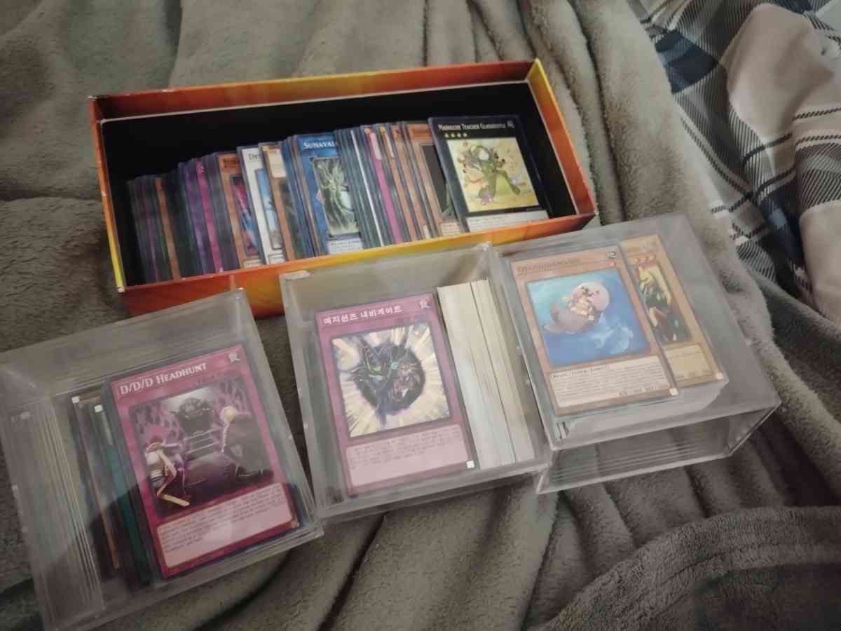 selling large YuGiOh card collection - Lawrenceville, Georgia - FleaMarketBay