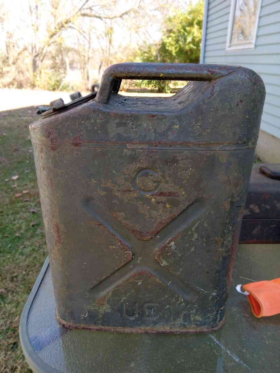 1952 us military Jerry gas can - New Albany, Indiana - FleaMarketBay