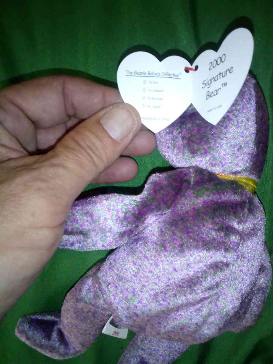 2000 Ty beanie babies signature bear very nice - New Port Richey, Florida - FleaMarketBay