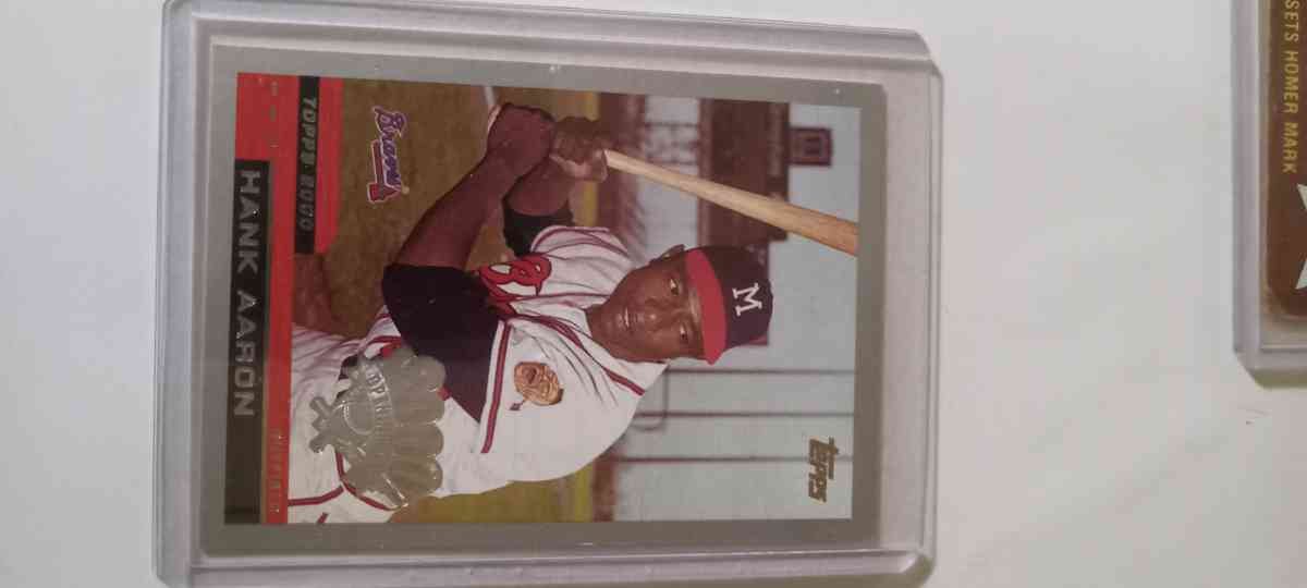 4 hank aaron cards - New Albany, Indiana - FleaMarketBay