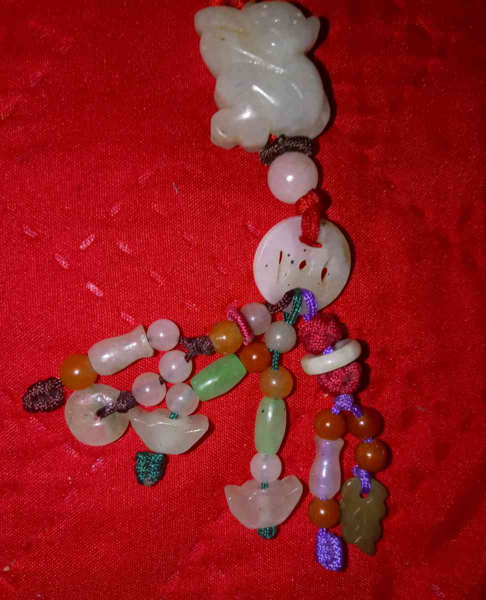 hand carved Jade lucky charm koala bear with extra Jade bead - Davenport, Florida