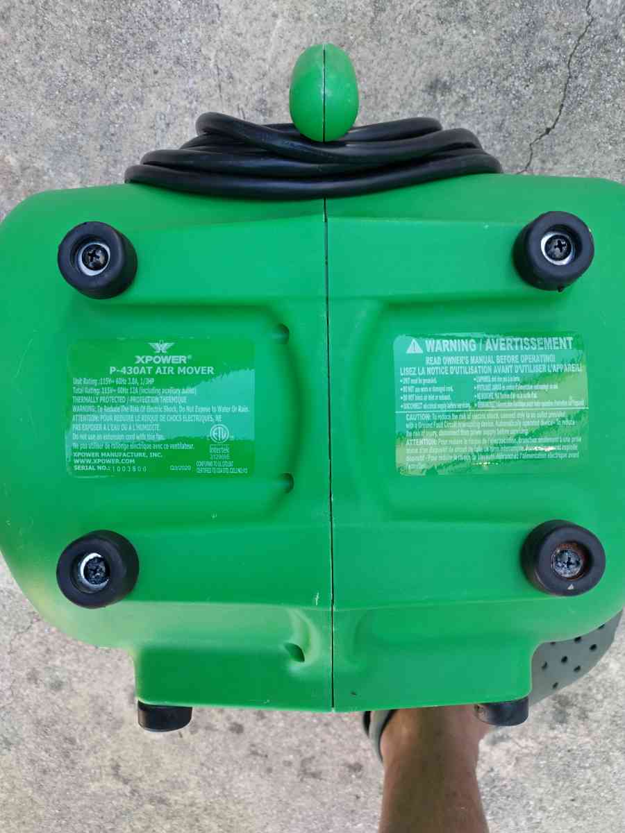 X power 430AT air mover - San Antonio, Texas - FleaMarketBay