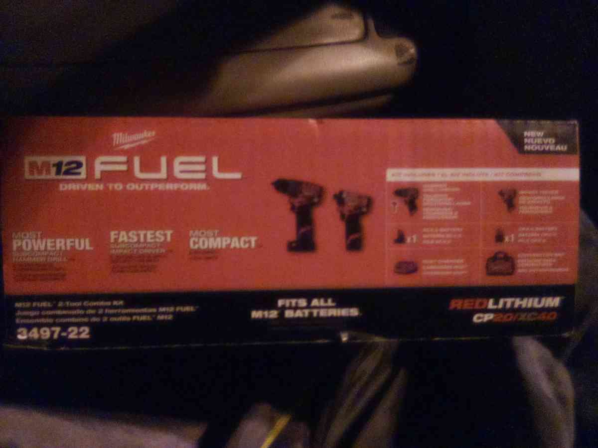 M12 fuel Milwaukee combo kit - Indio, California - FleaMarketBay